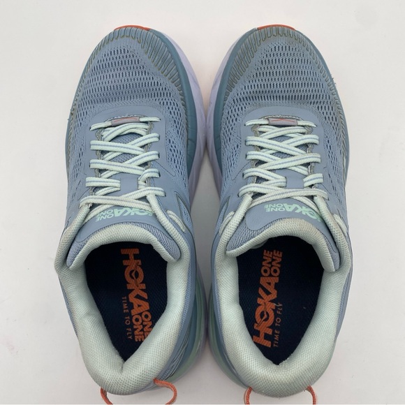 Hoka One One Womens Size 7.5 Bondi 7 Blue Running Shoes 1110519 BFBG - Picture 6 of 8